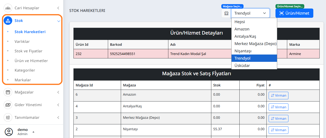 Stok Pratik Stok Yönetimi