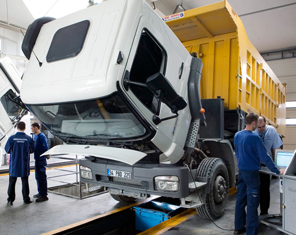 Kamyon, tır ve ağır vasıta tamiri yapan servisler